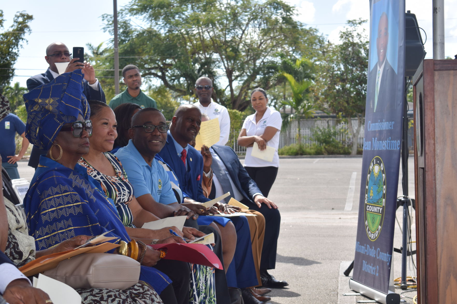 Dorothy Bendross-Mindingall attends street-naming ceremony